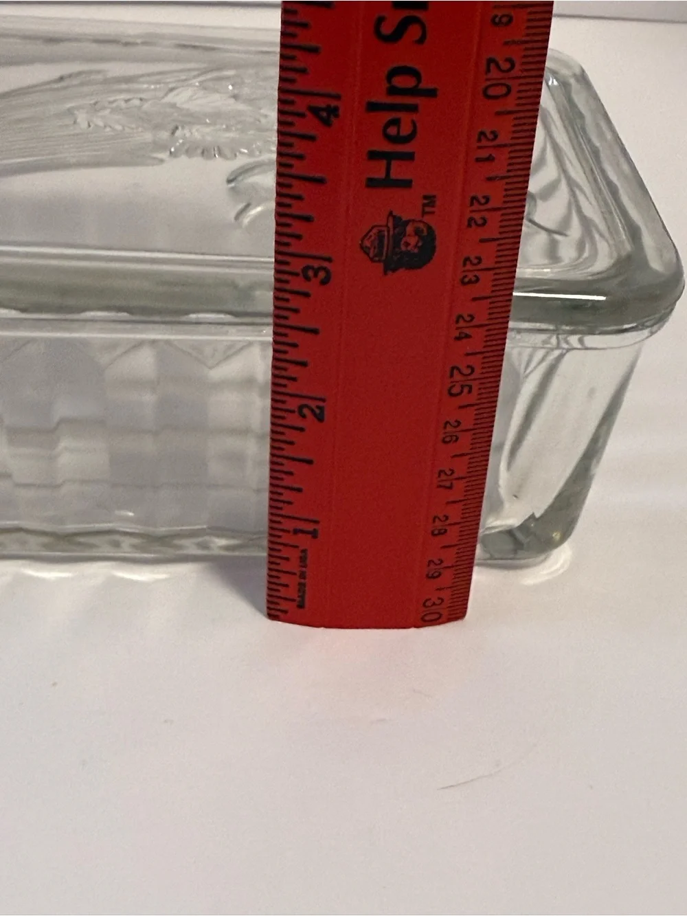 Vintage Federal Glass Vegetable Refrigerator Dish Clear